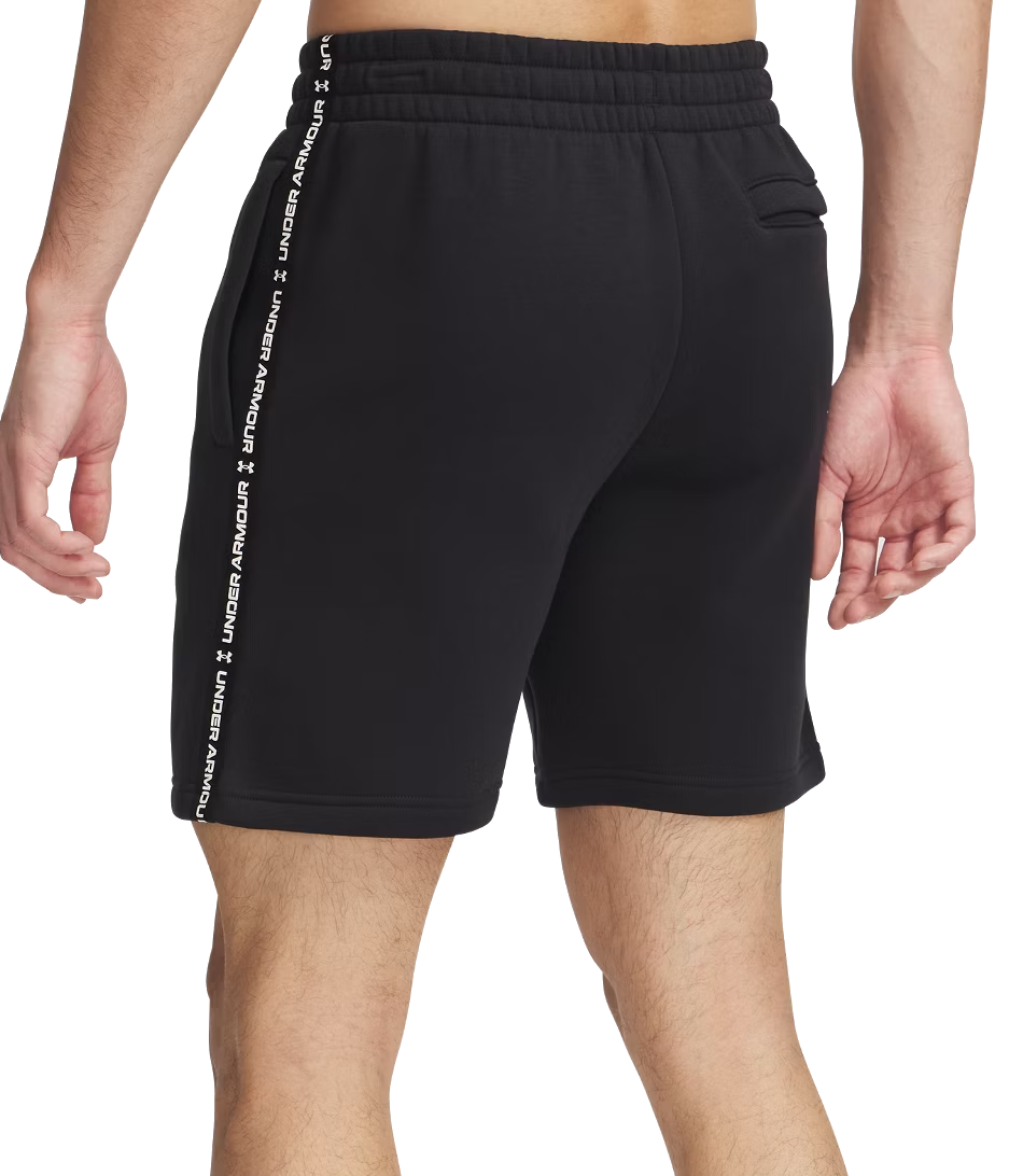 Shorts Under Armour UA Icon Fleece Taping Shorts Svart | 1390299-001, 1