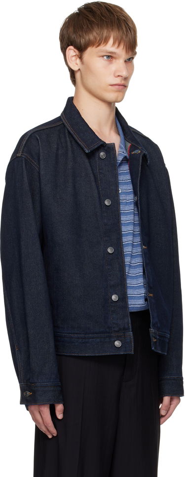 Jacka BOSS Hugo Regular-Fit Denim Jacket Blå | 50547402, 1