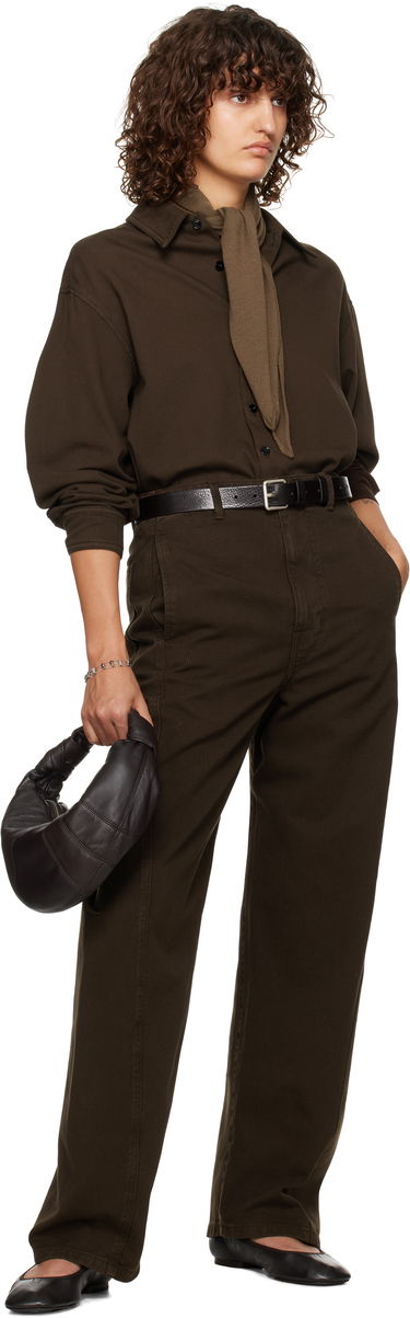 Bälten LEMAIRE Lemaire Reversed Leather Belt Svart | AC1047 LL0055, 2