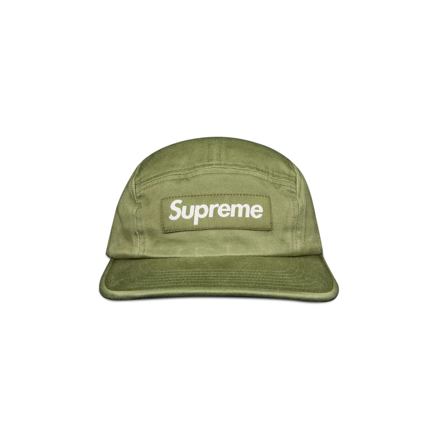 Keps Supreme Washed Chino Twill Camp Cap Grön | SS21H52 LIGHT OLIVE, 1