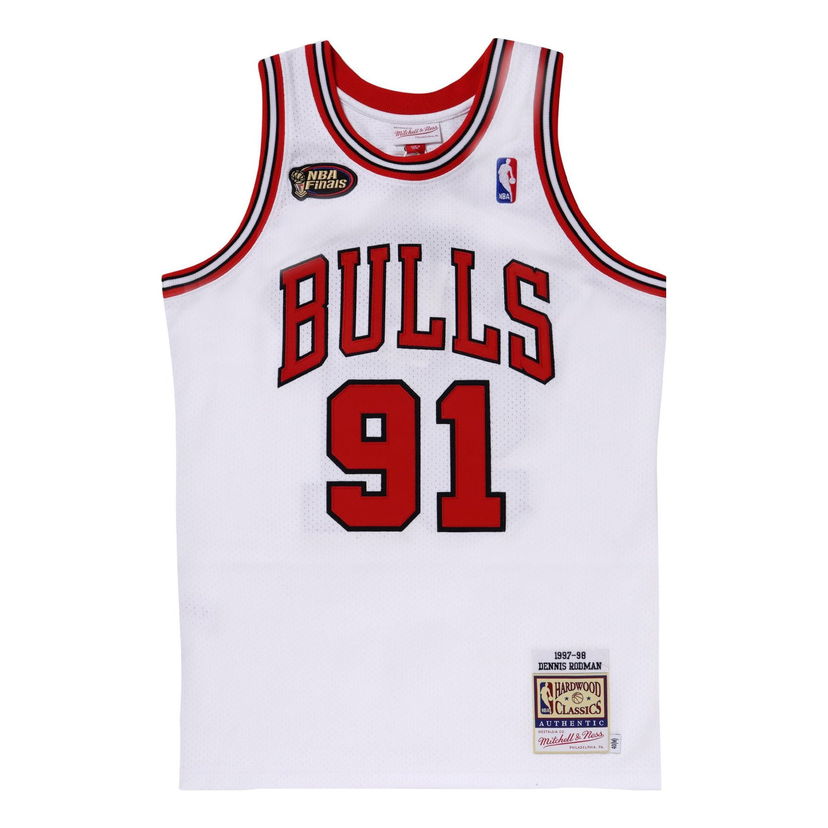 Jersey Mitchell & Ness Dennis Rodman 97-98  Jersey Vit | AJY44951-CBU97DRDWHIT