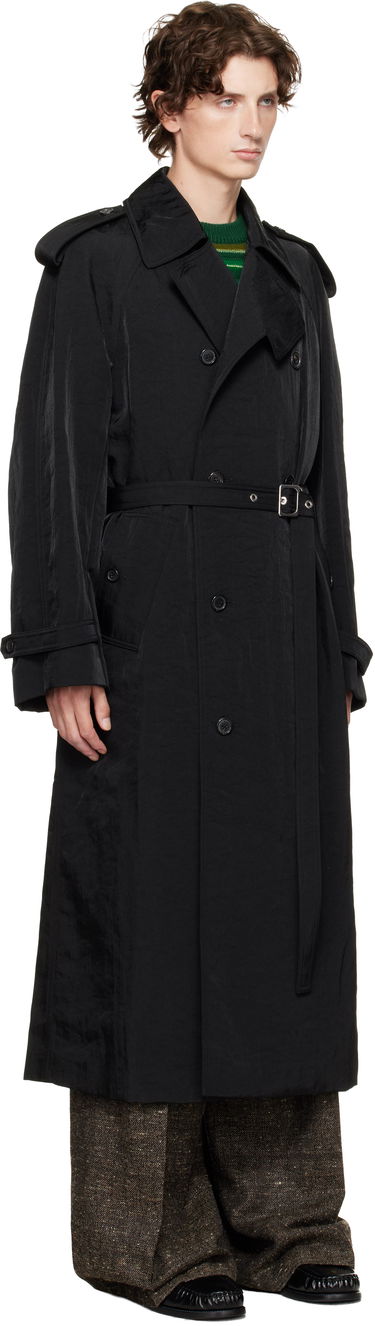 Trenchcoat JW Anderson JW Anderson Double-Breasted Trench Coat Svart | CO0338-PG1818, 1