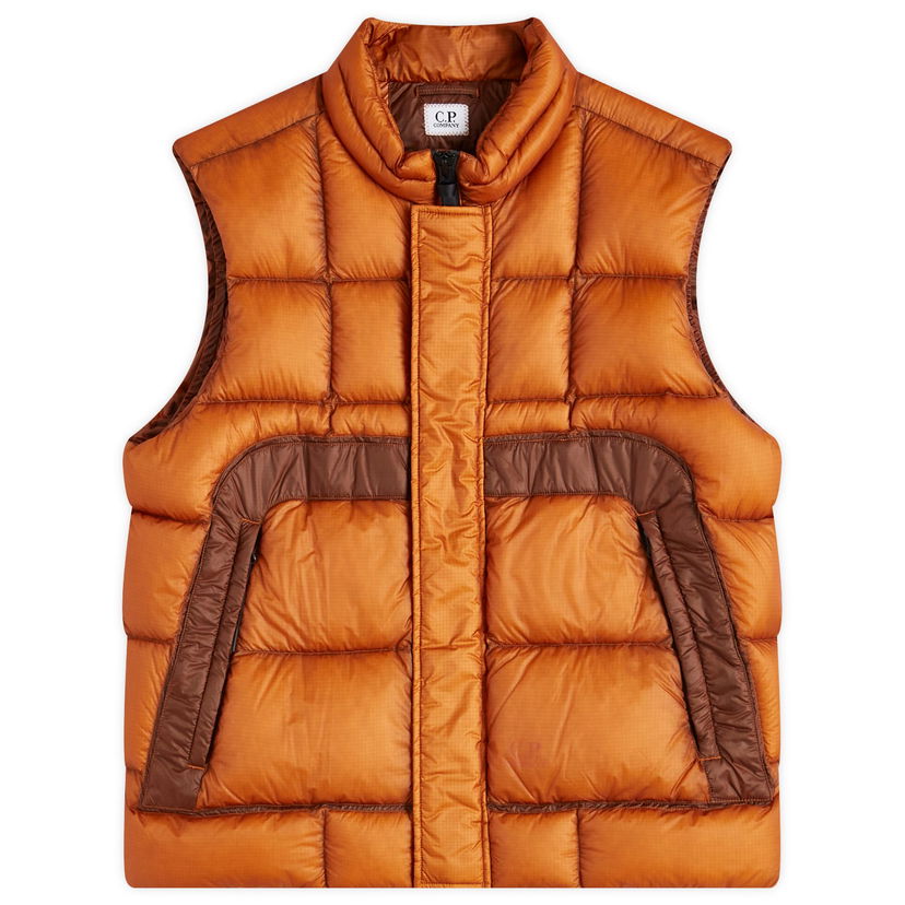 Väst C.P. Company D.D Shell Down Vest Orange | CMOW207A-006099A-438