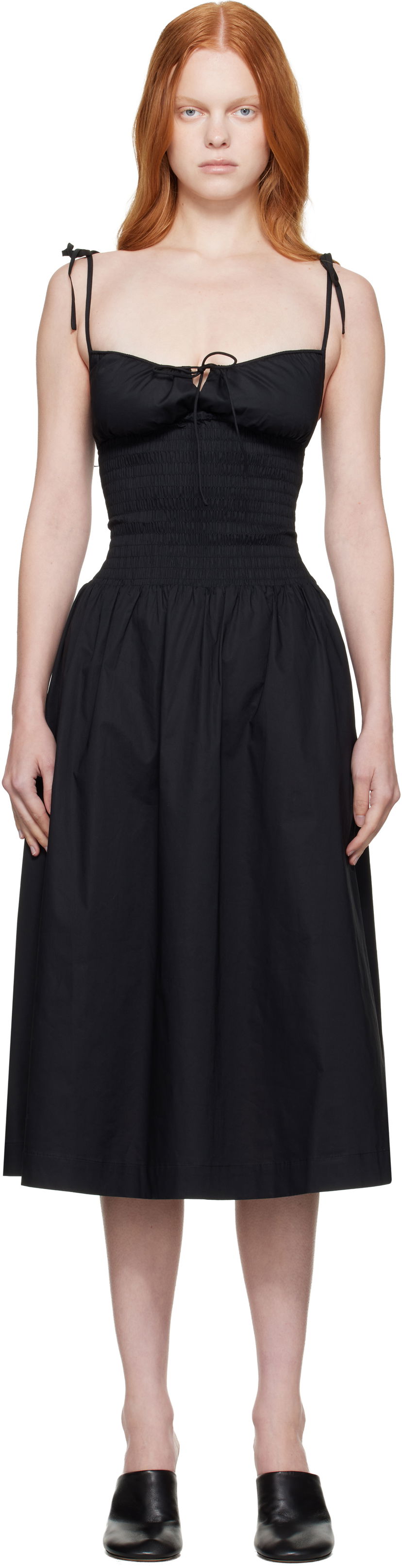 Klä GUIZIO Guizio Lura Midi Dress Svart | P25410W089