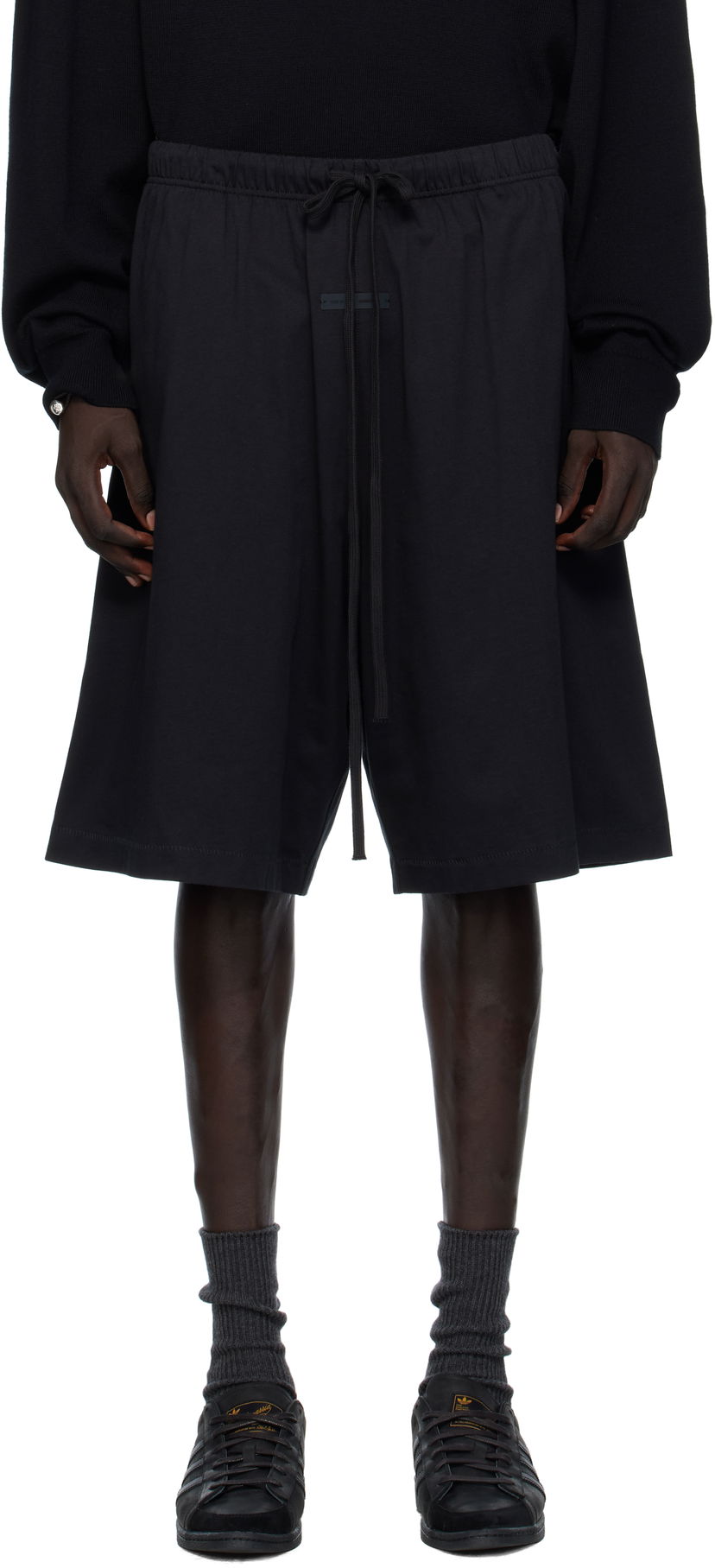 Shorts Fear of God Fear of God ESSENTIALS Basketball Jersey Shorts Svart | 160SP254610F