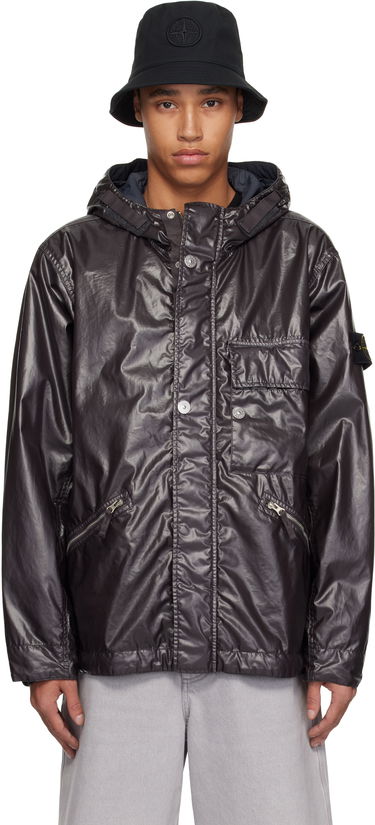 Vindjacka Stone Island Stone Island Mussola Gommata-TC Hooded Jacket Grå | K1S15 4100062 S0022, 0