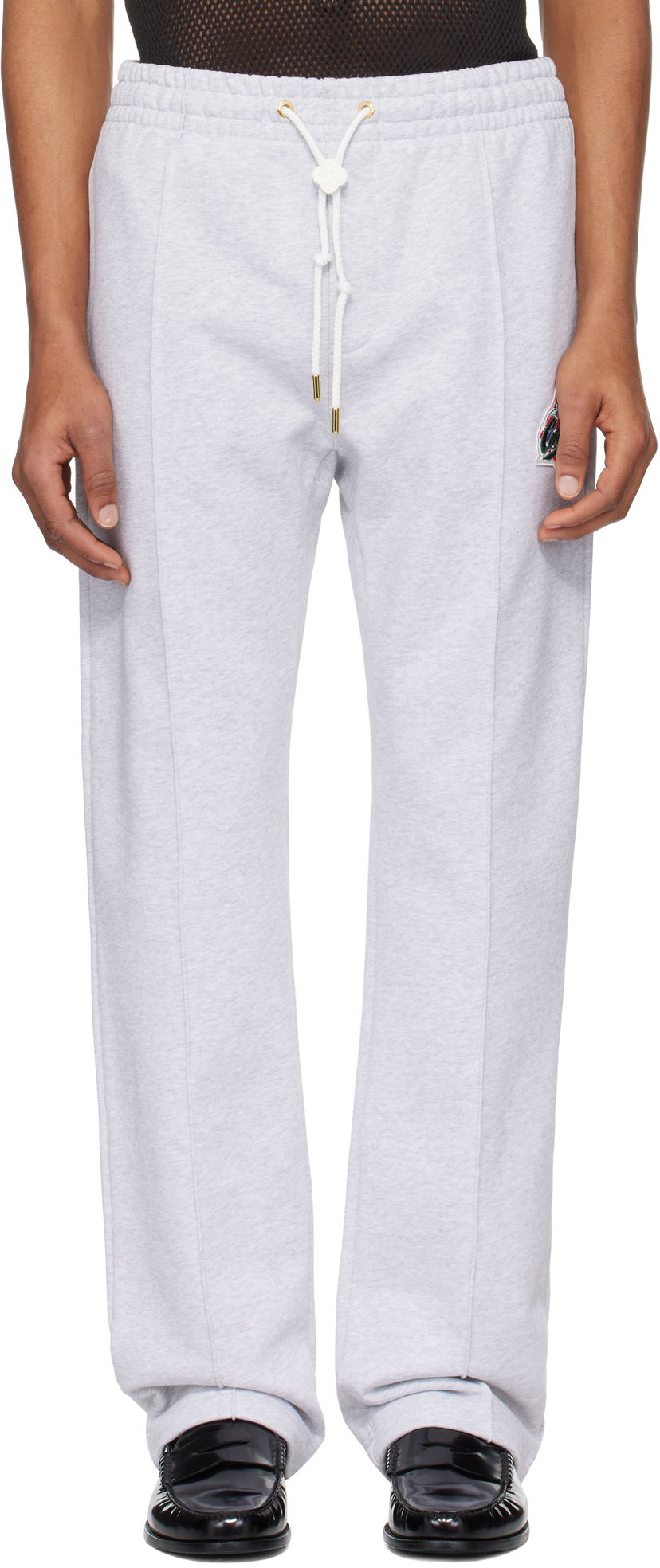 Träningsbyxor Casablanca Casablanca 'Casa Way' World Series Patch Sweatpants Grå | MS25-JTR-051-01