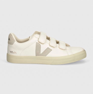 Sneakers och skor Veja Recife Velcro Sneaker Extra White/Natural Brun | RC0502919B, 0