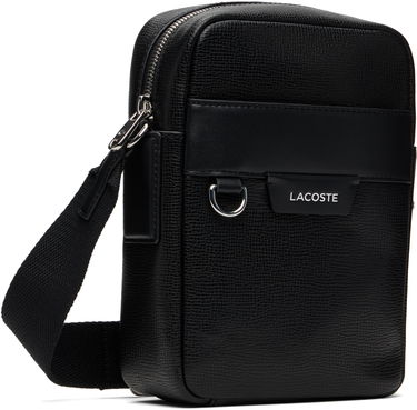 Axelväska Lacoste Ossian Leather Satchel Bag Svart | NH5047OI_000, 1