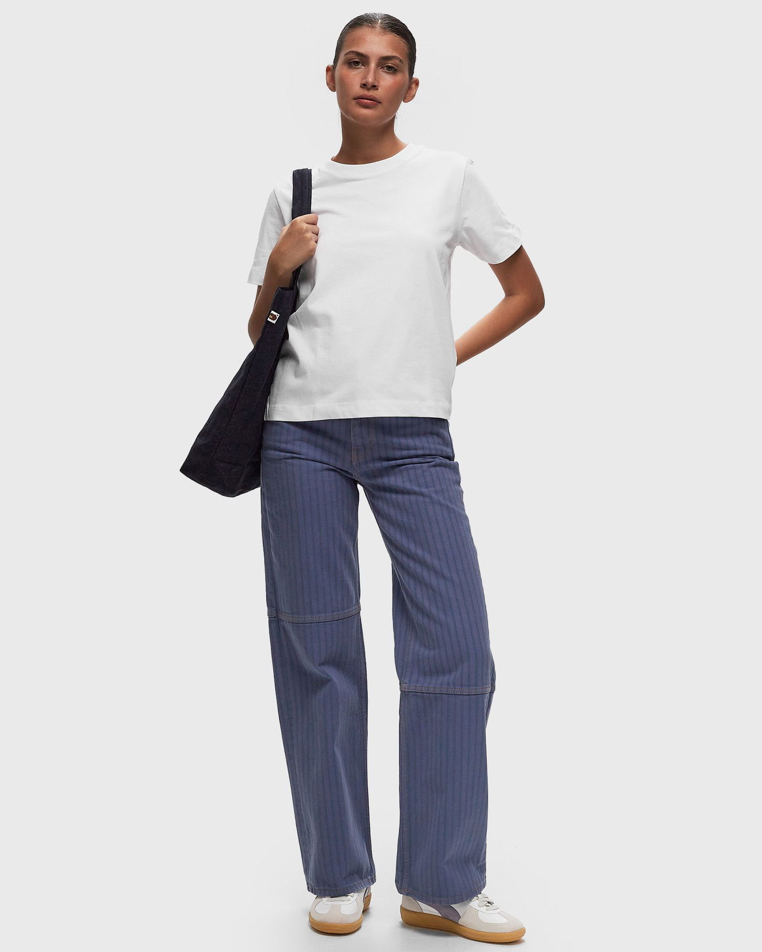 T-shirt Samsoe Samsoe Cotton Tee Vit | F00012400, 1