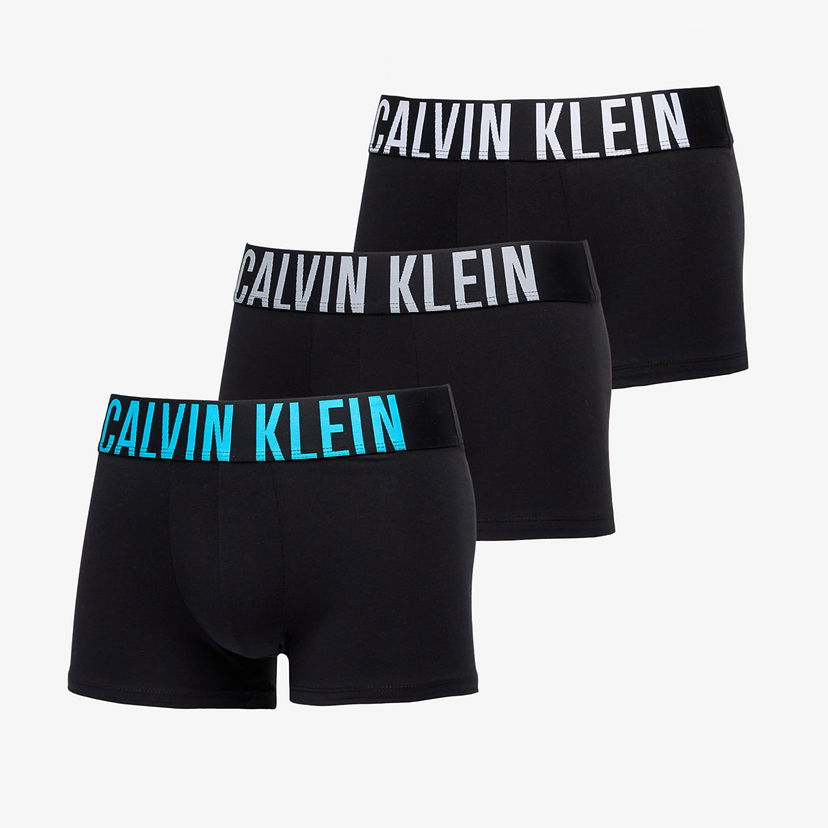 Boxare CALVIN KLEIN Calvin Klein Intense Power Cotton Stretch Trunk (3-Pack) Svart | 000NB3608A VVL