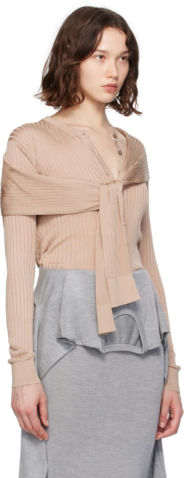 Sweater Acne Studios Acne Studios Knit Cardigan Beige | A60578-, 1