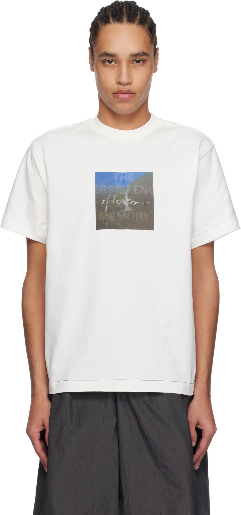 T-shirt ADER ERROR ADER error Product. 37 Graphic T-Shirt Vit | BO01SSTS0101OW
