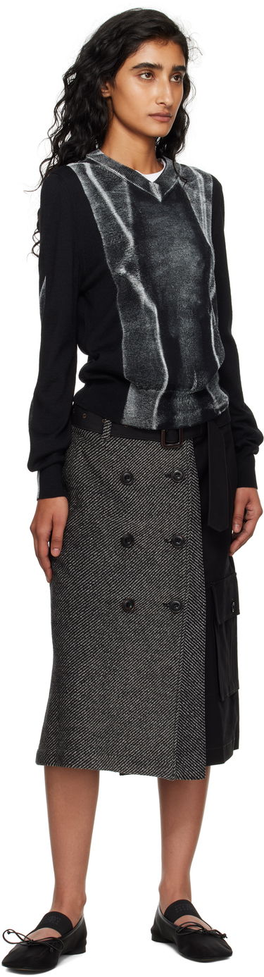 Kjol Andersson Bell Andersson Bell Whitney Trench Pleated Midi Skirt Svart | apa848w, 3
