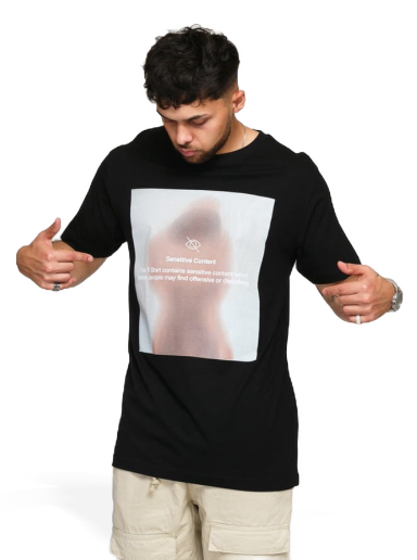 T-shirt Urban Classics Sensitive Content Tee Svart | MT1335 black