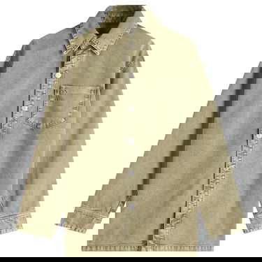 Skjorta AMI AMI Paris ADC Denim Overshirt, Size Large Grön | FJK273-DE0064-375, 1