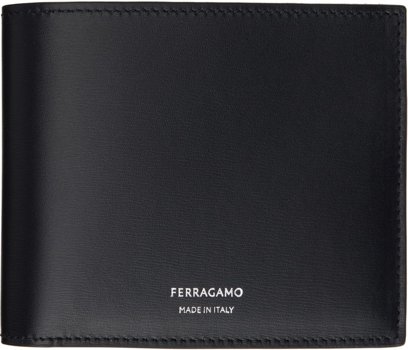 Plånbok FERRAGAMO Ferragamo Classic Leather Wallet Svart | 770093