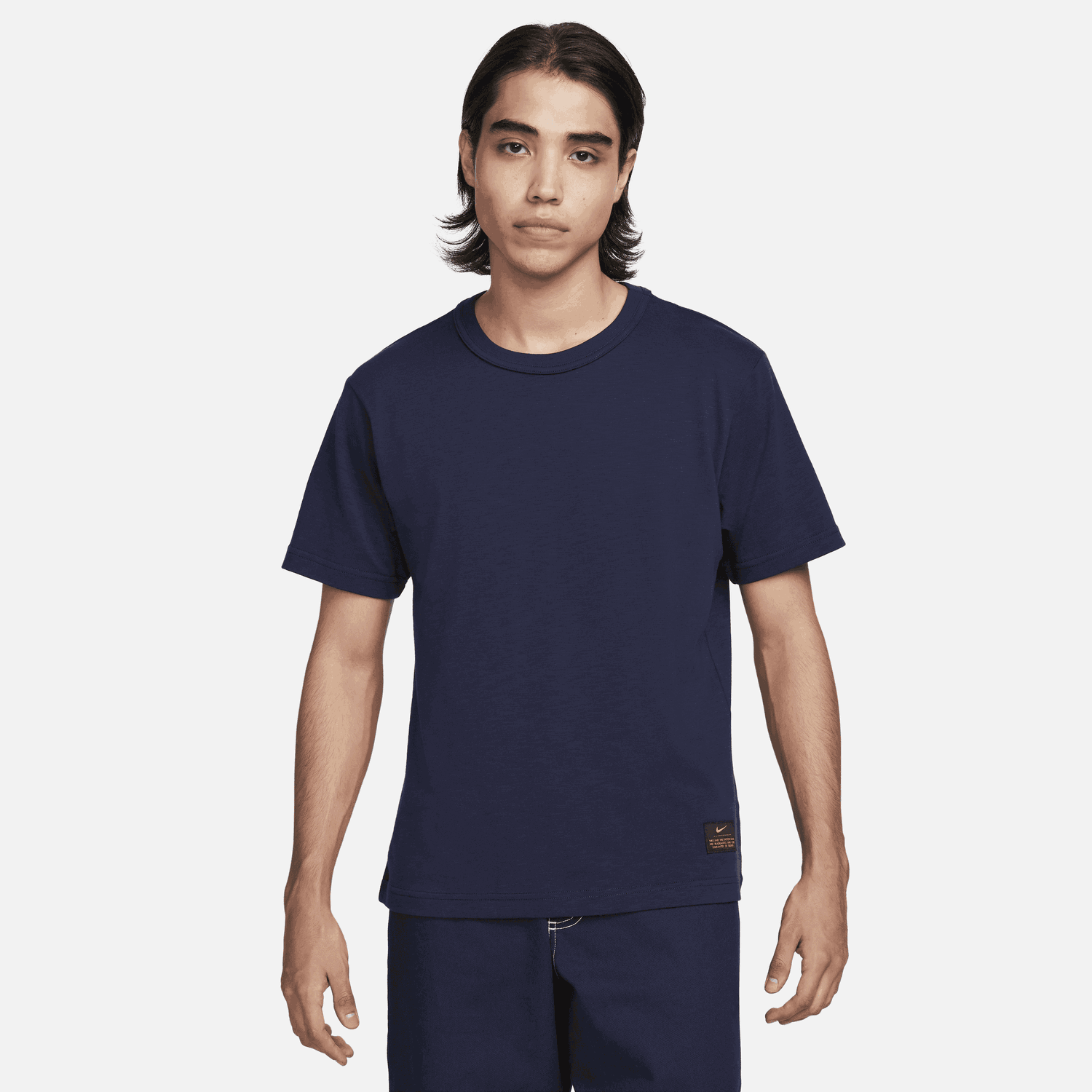 T-shirt Nike Life Knit Top Mörkblå | FN2645-451, 1