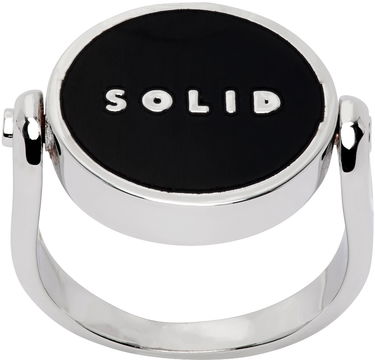 Ringa Solid Homme Solid Homme Round Ring Svart | S231AC22, 0