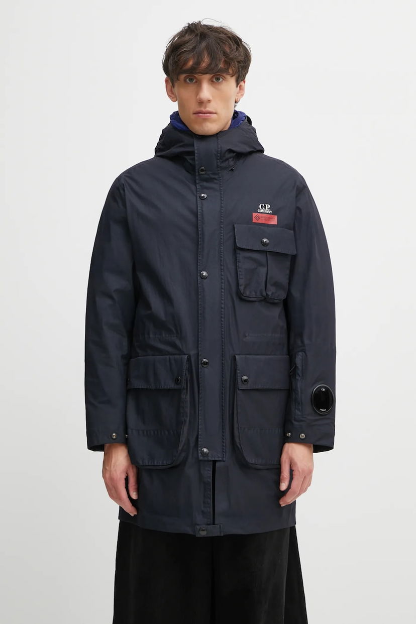 Parkas C.P. Company Hooded Winter Parka Mörkblå | 19CMOW215A110411G