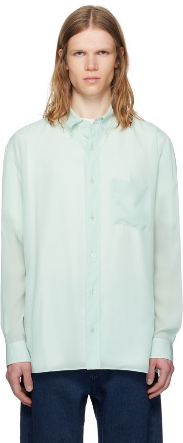 Skjorta The Row The Row Bresson Button-Down Shirt Grön | 916-W3678, 0