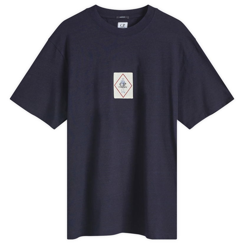 T-shirt C.P. Company C.P. Company Logo T-Shirt, Size Large Mörkblå | 18CMTS187A-110056W-D08