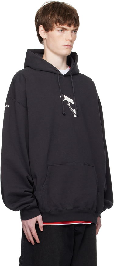 Sweatshirt VETEMENTS Vetements 'CCTV' Oversized Hoodie Svart | UH76HD440B, 1