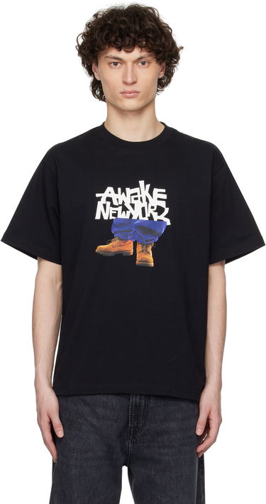 T-shirt Awake NY Awake NY Stomper Graphic T-Shirt Svart | AWK-SP25-TS009, 0