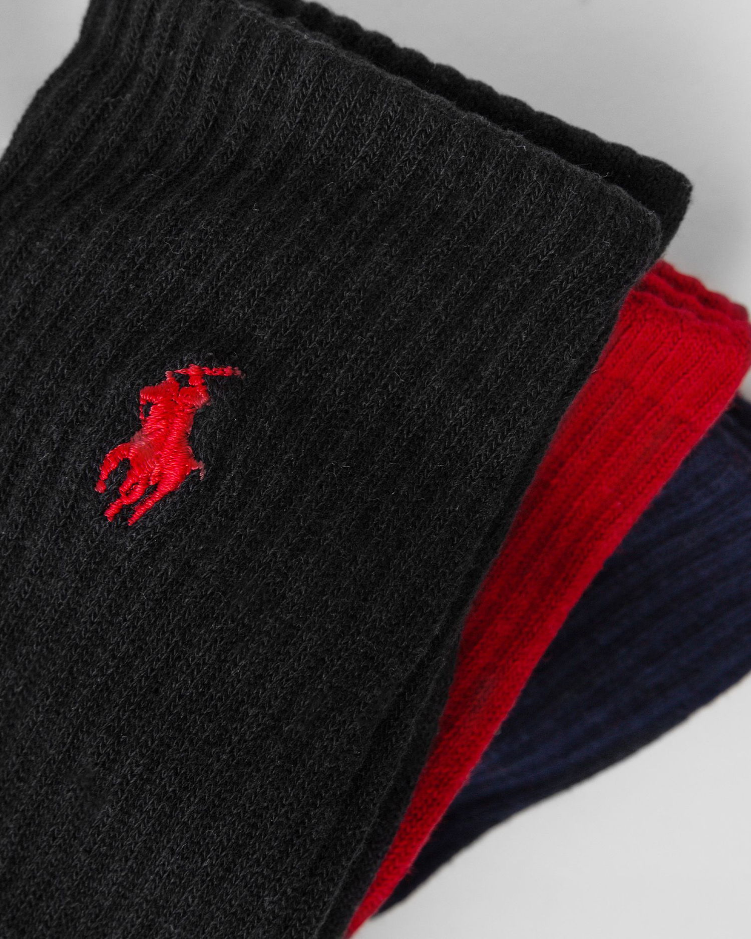 Strumpor Polo by Ralph Lauren Cotton Crew Sock - 6 Pack Flerfärgad | 449824809003, 1