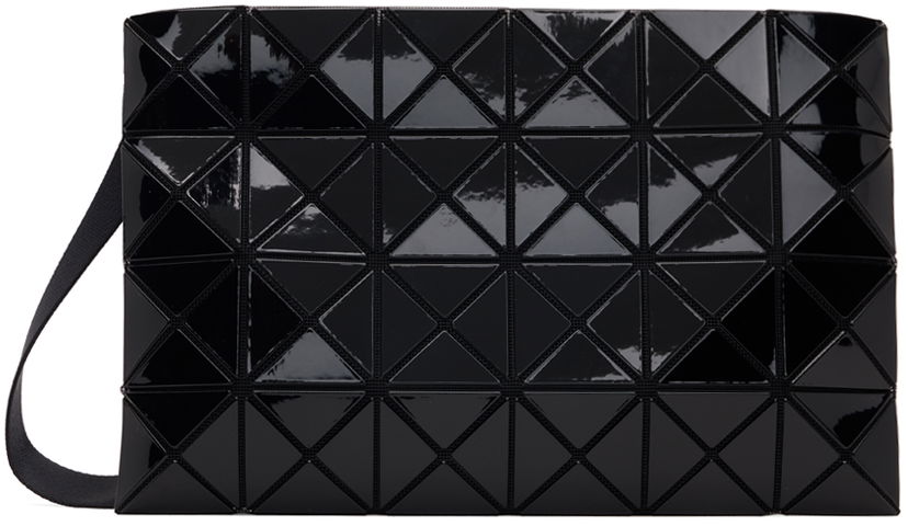 Tygpåse BAO BAO ISSEY MIYAKE Lucent Geometric Pattern Shoulder Bag Svart | BB48AG054