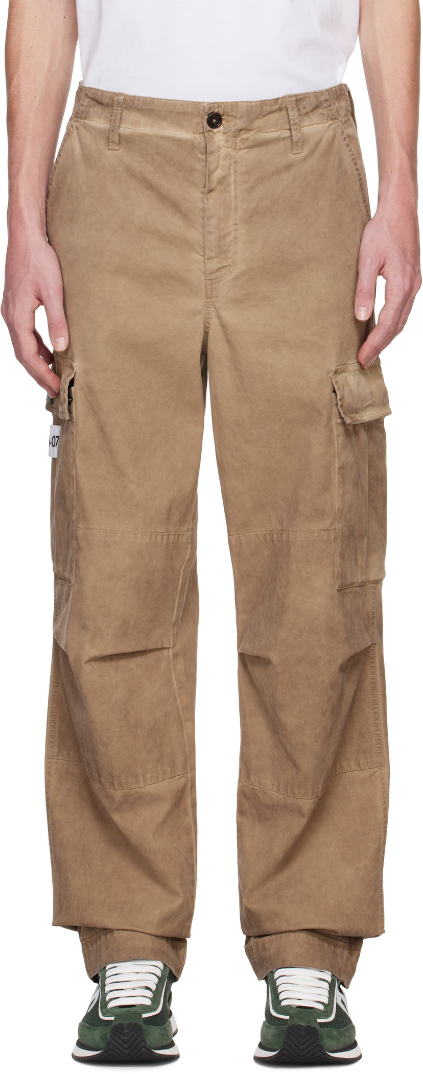Cargo byxor Dolce & Gabbana Cargo Pants Beige | GP03LTG8LG8