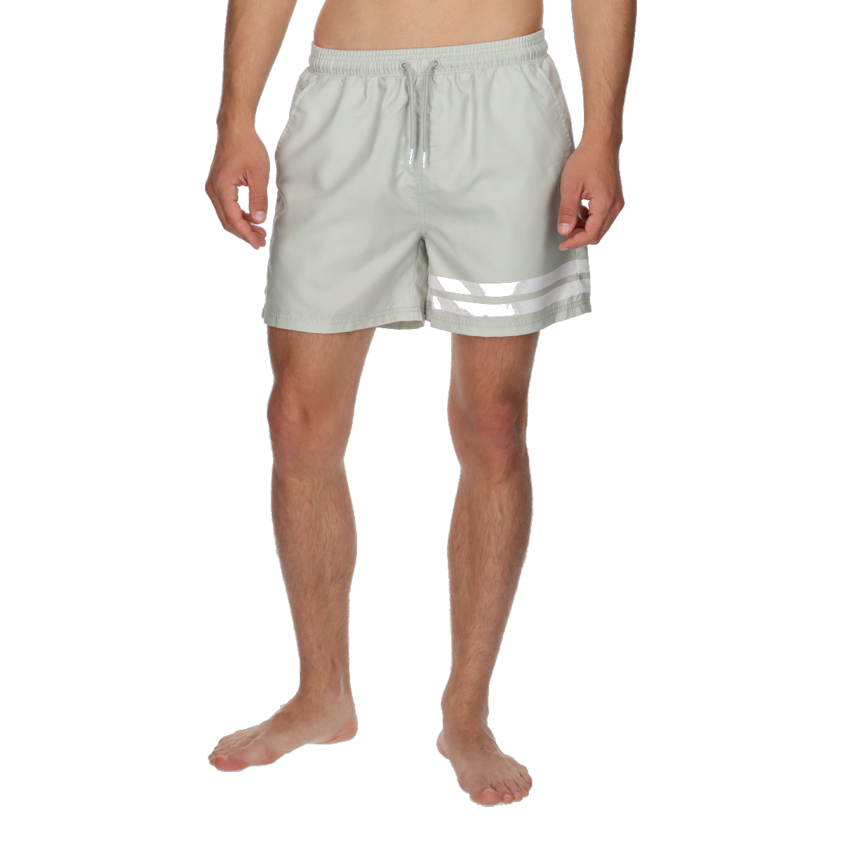 Badkläder Ellesse Drawstring Graphic Swim Shorts Grå | ELA231M216-30, 0