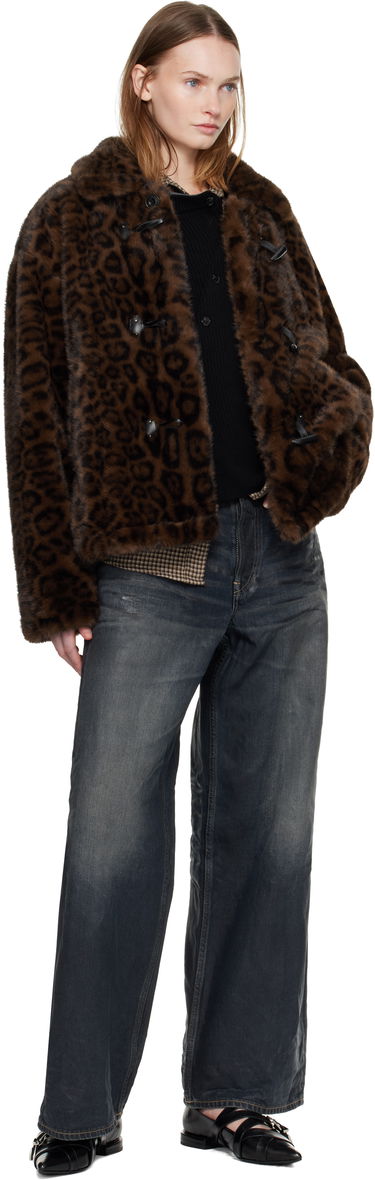 Jacka Andersson Bell Andersson Bell Leopard Fur Duffle Jacket Brun | awa735u, 3
