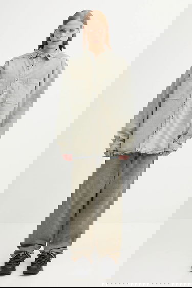 Skjorta Rick Owens Rick Owens DRKSHDW Jumbo Relaxed Fit Outershirt Grå | DU02E7769.DMP, 4