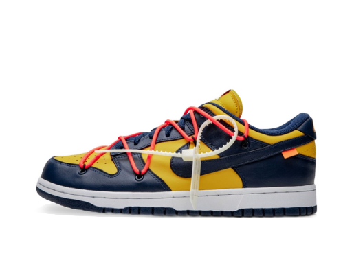 Sneakers och skor Nike Off-White x Dunk Low "University Gold" Flerfärgad | CT0856-700
