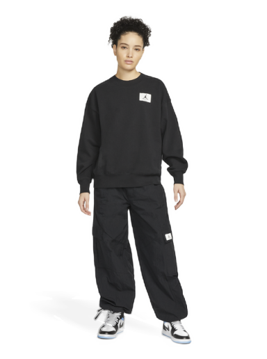 Sweatshirt Jordan Essentials Fleece Crew Sweatshirt Svart | DM5189-010