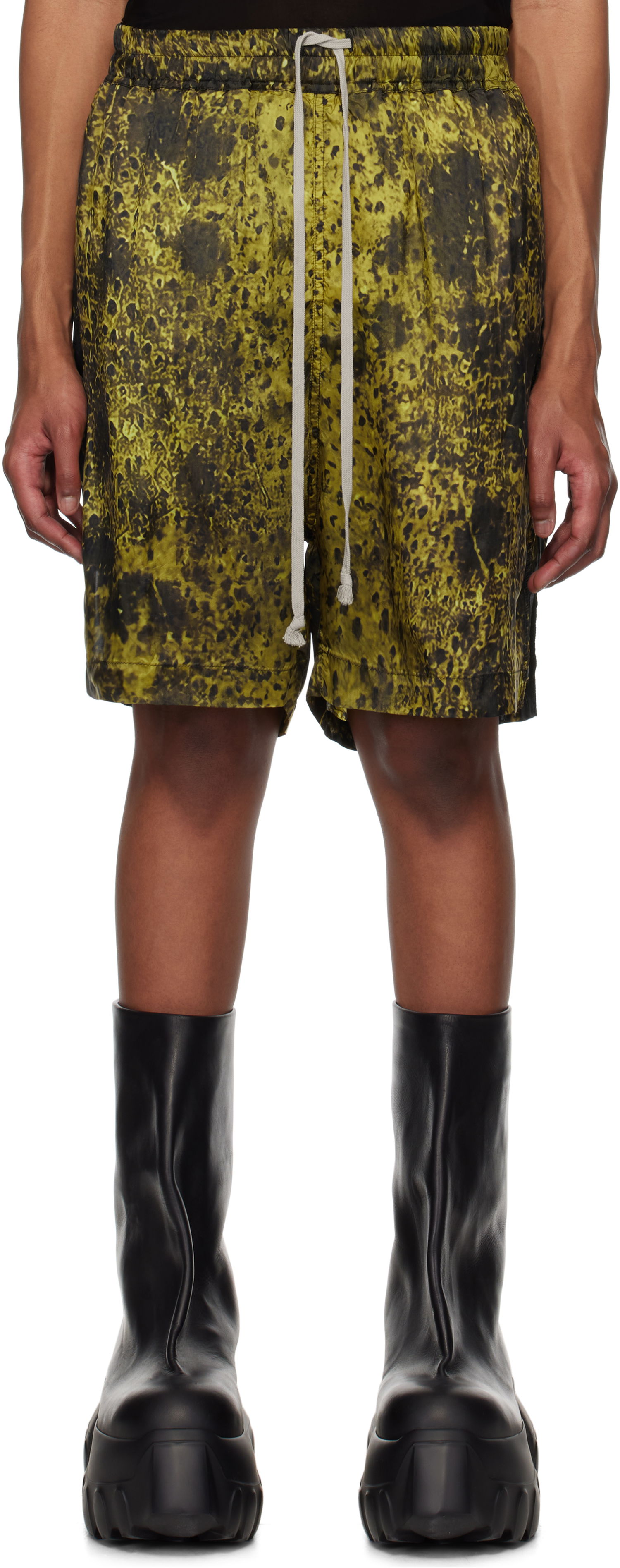 Shorts Rick Owens Rick Owens Hollywood Boxers Shorts Grön | RU01E5397 JP1, 0