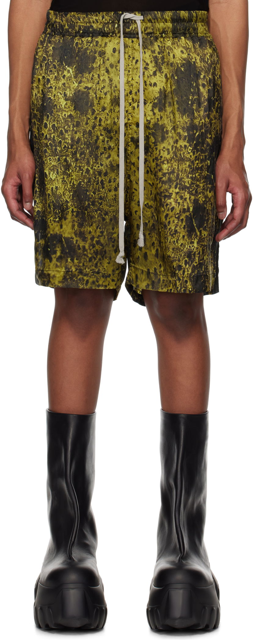 Shorts Rick Owens Rick Owens Hollywood Boxers Shorts Grön | RU01E5397 JP1