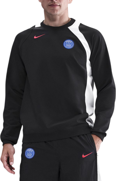 Sweatshirt Nike Paris Saint-Germain Total 90 Soccer Crew-Neck Top Svart | hq9782-010, 0