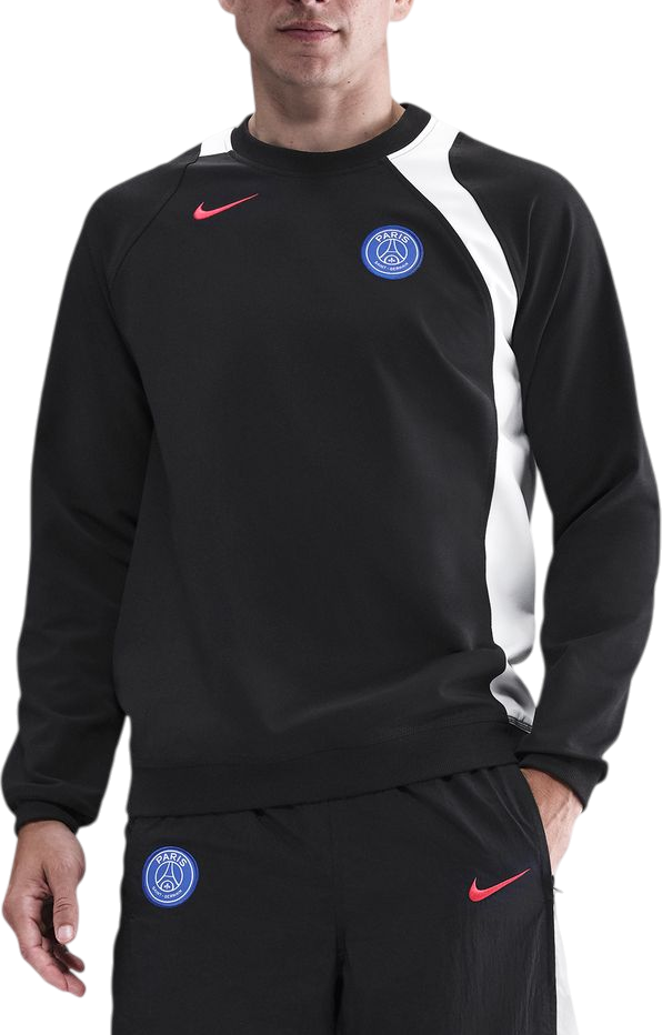 Sweatshirt Nike Paris Saint-Germain Total 90 Soccer Crew-Neck Top Svart | hq9782-010, 0