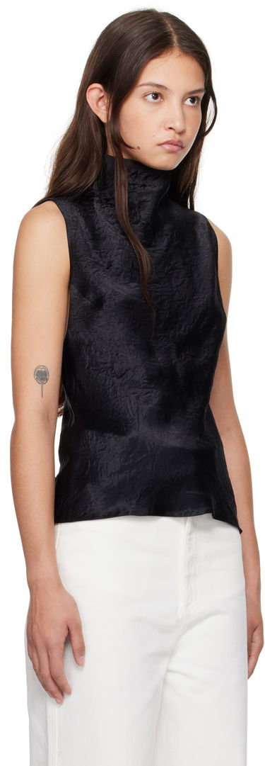 Linne Nanushka Nanushka Colson Sleeveless Turtleneck Top Svart | NW24FWTP35300, 3