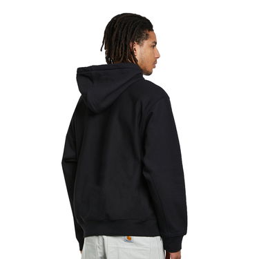 Sweatshirt Carhartt WIP Hooded American Script Svart | I028279.89.XX, 1