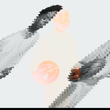 Sweater adidas Performance Basketball Sueded 3/4 Half-Zip Crewneck Beige | IN7712, 3