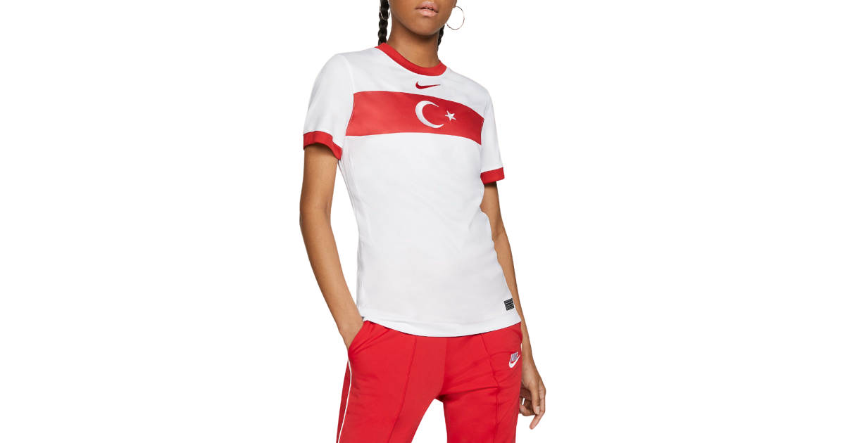 Jersey Nike Turkey 2020 Stadium Home Football Shirt Vit | cd0906-100, 1
