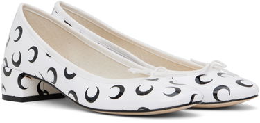 Tillbehör Marine Serre Marine Serre Repetto Edition Camille Ballet Heels Vit | WFW052A RLEA0031, 3