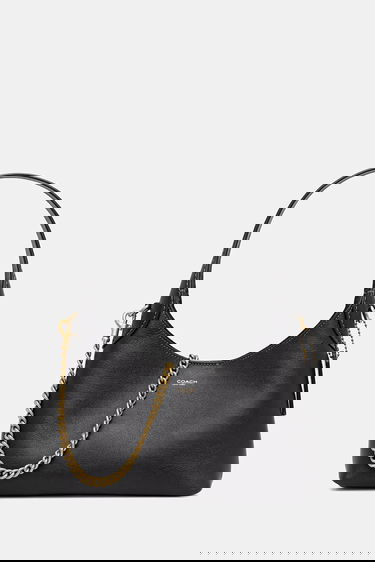 Handväska Coach Coach Brooklyn 23 Leather Shoulder Bag Svart | CW614, 0