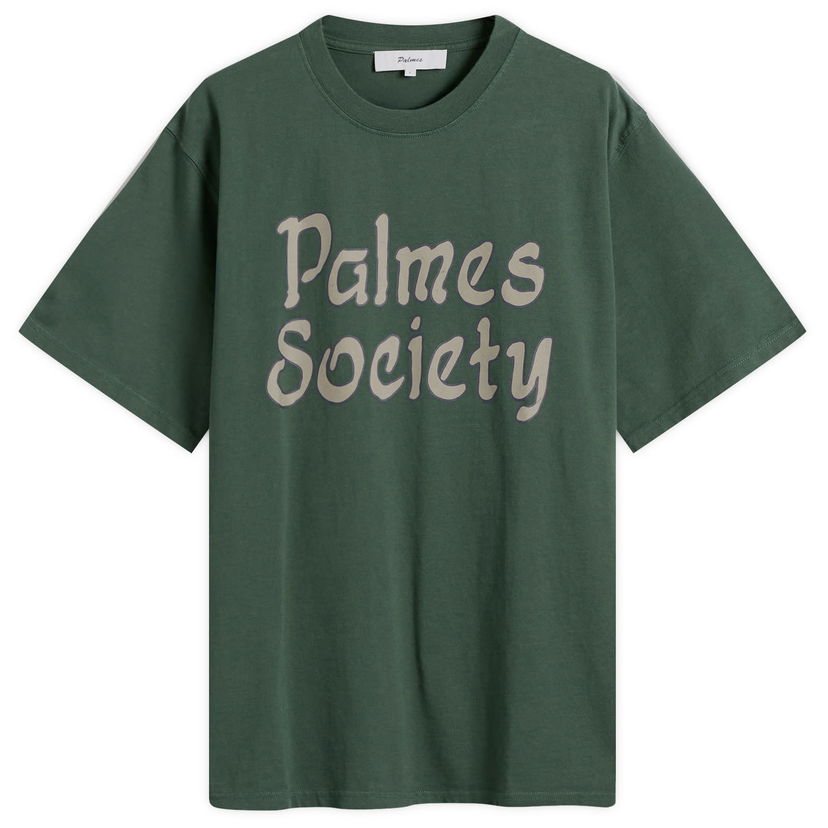T-shirt Palmes Palmes Society T-Shirt, Size Small Grön | P10-0040-777