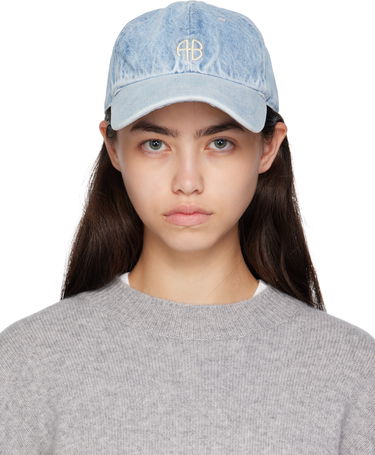 Keps Anine Bing Anine Bing Jeremy Denim Baseball Cap Blå | A-12-11407-WHD24, 0