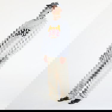 Sweatshirt Ambush Graphic Sweatshirt UNISEX Grey Melange/ Tap Shoe Grå | BMBA006F24FLE0020510, 7