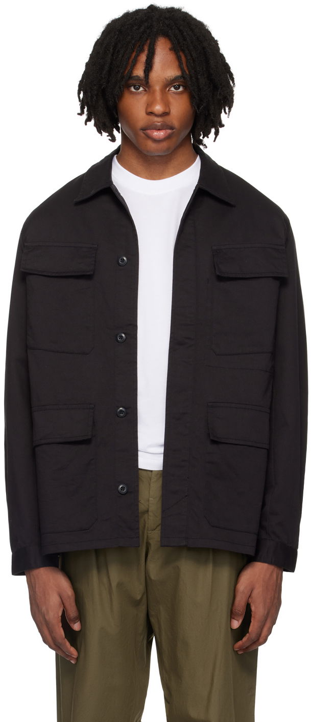 Jacka Universal Works Universal Works Fatigue Jacket Svart | 00166